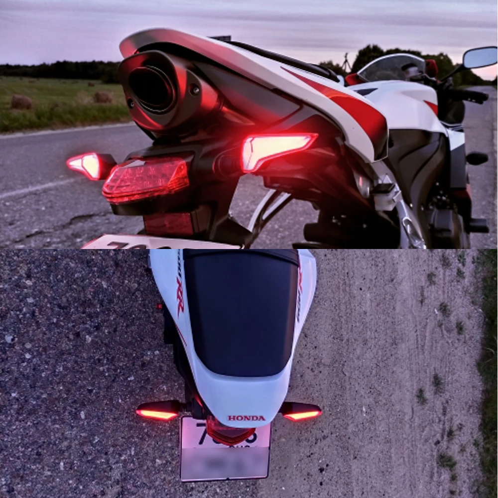 

Spirit Beast Motorcycle LED Turn Signal Lamp Light Blinker 12V Universal Motocross Flasher For Pit bike z900 mt07 fz6 r6 cb650f