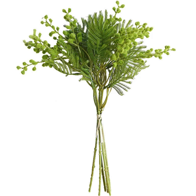 

Artificial Plant Acacia Bean Wedding DIY Flower Arrangement Home Hotel Office Living Room Photography Garden Decoration Cheap