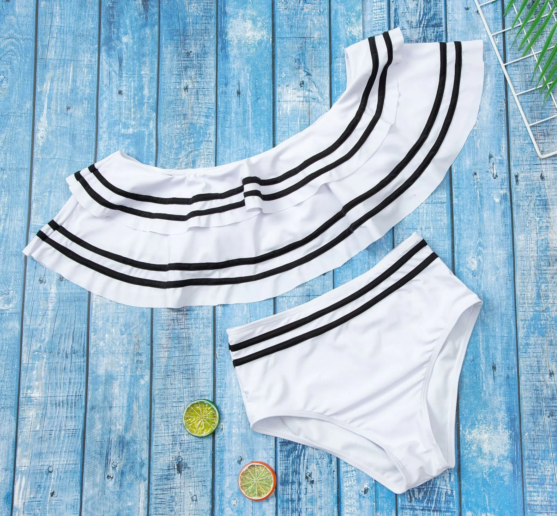 

Swiming Suit Women High Waisted Bathing Suits Woman 2020 Sexy Solid Print Backless Badmode Hoge Taille Bikini