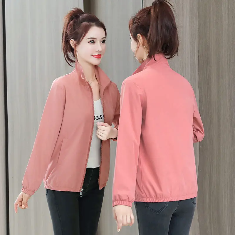 Новая женская куртка на весну и осень Повседневная Свободная Женская одежда