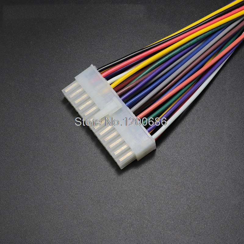 

24PIN 18AWG 30CM 5557-24R Micro-Fit 4.2 Housing 2x12pin 39012240 24 pin Molex4.2 2*12pin 24p wire harness