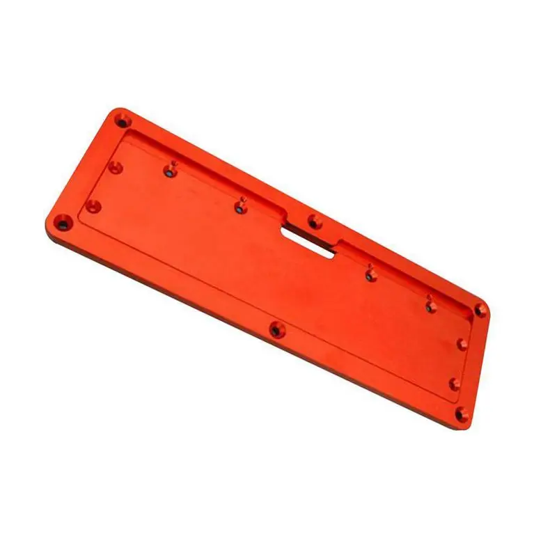 Топ алюминий циркулярная пила горло плиты флип DIY деревообрабатывающий стол