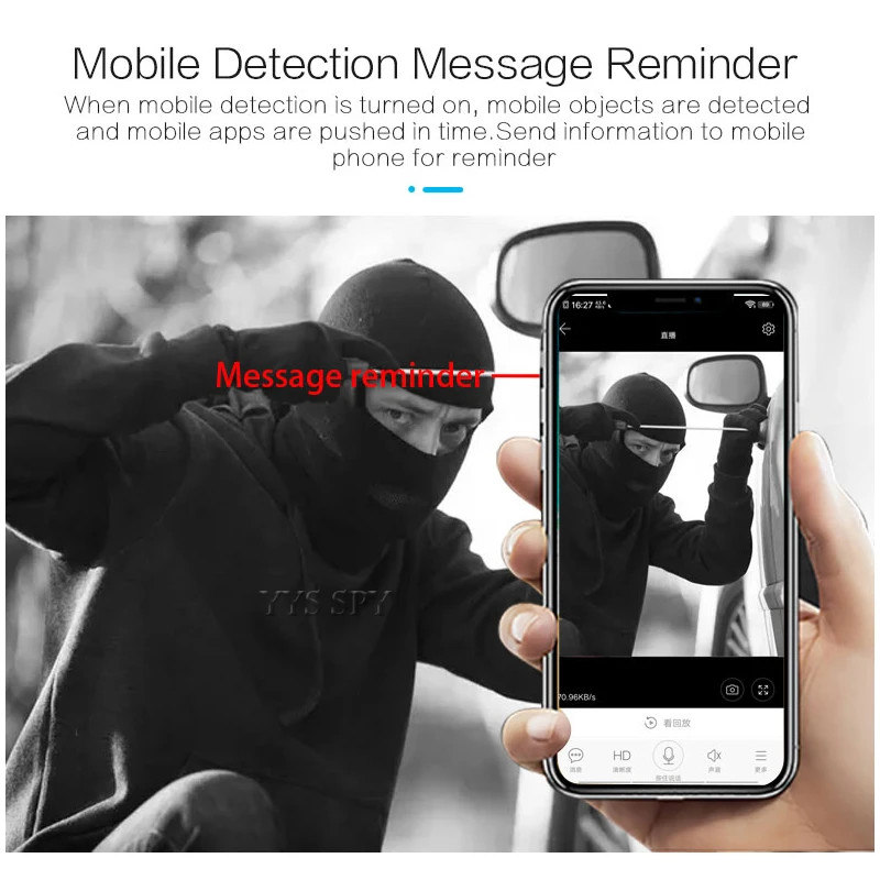 HD мини Wi Fi камера видеорегистратор ночного видения потайная видеонаблюдения