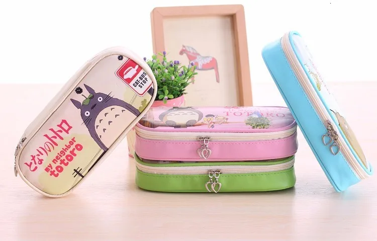 Чехол для карандашей totoro, kalem kutu papeleria, чехол для карандашей, милая сумка для карандашей, большая вместительность, plumier estojo de lapis, сумка для ручек