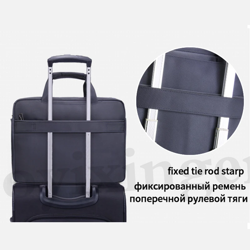 OYIXINGER Men's Business Briefcase For Lenovo Dell Acer 15.6 INCH Laptop Bag Computer Handbag Large Durable Travel Shoulder Bags