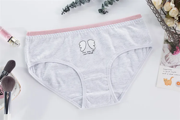 Children Cotton Underwear Cute Cartoon Print Panties Young Girls Short Briefs Breathable Underpants Teenage Girls Soft Panties