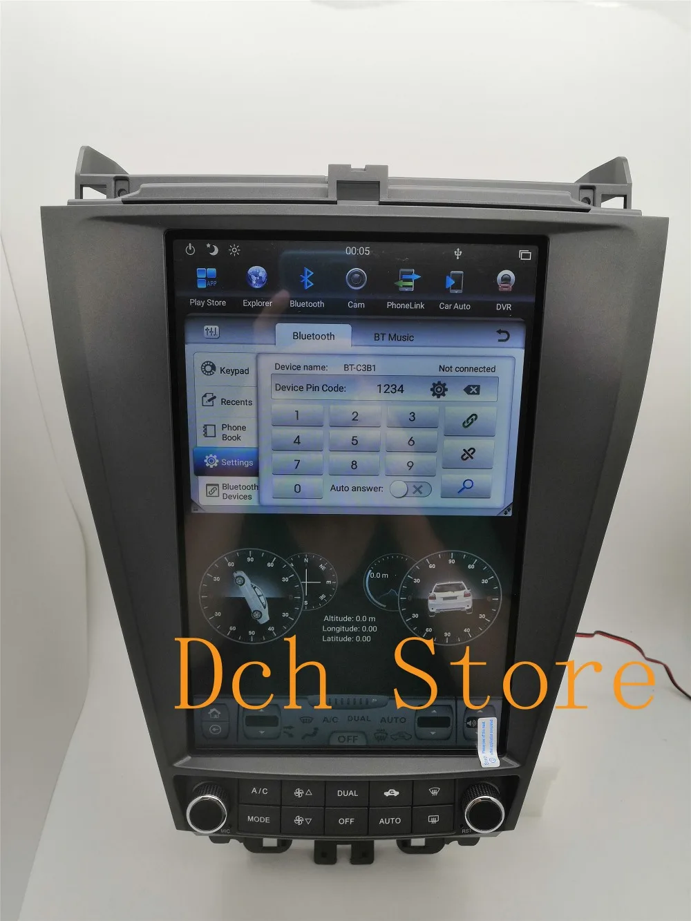12,1 ''tesla стиль Android 8,1 автомобильный dvd-плеер gps для HONDA ACCORD 7 семь 2003-2007 px6 carplay радио naivgation стерео ips