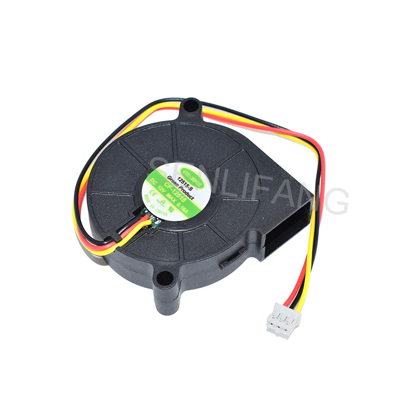 

CF-12515 5015 50MM 5CM DC 12V 0.18A blower cooling fans cooler3-wire