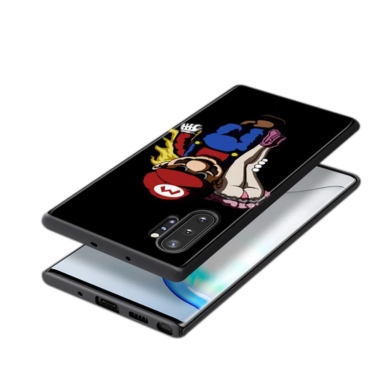 

Cute Super Mary Game For Samsung Galaxy S21 S20 FE Ultra S10 Lite 5G S10E S9 S8 Plus S7 S6 Edge Phone Case