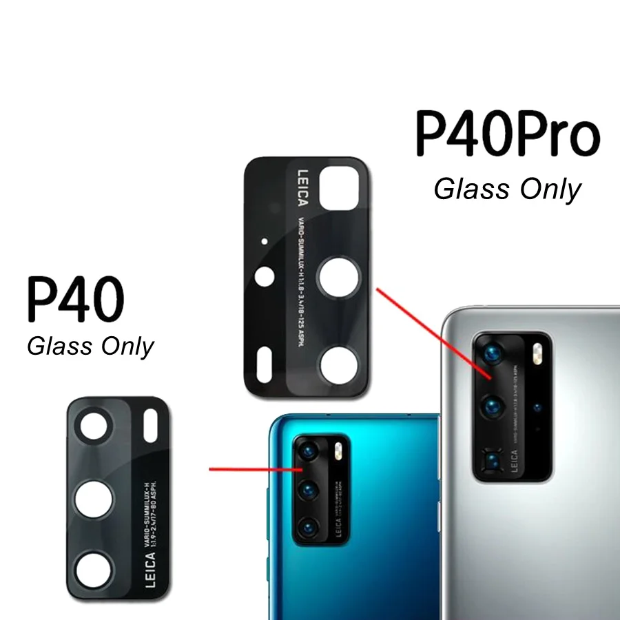 Новинка стекло для объектива задней камеры Huawei P40 Pro + рамка держатель Замена HUAWEI |