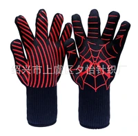 aramid high temperature resistant gloves 500 degrees microwave oven insulation bbq barbecue gloves
