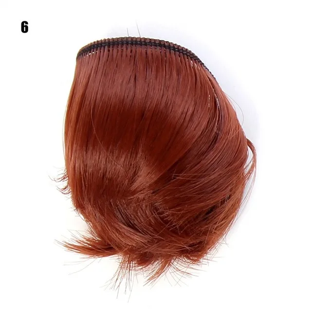 5 см * 100 аксессуары для кукол черный/коричневый/молочно-золотой парик/волосы 1/3 1/4