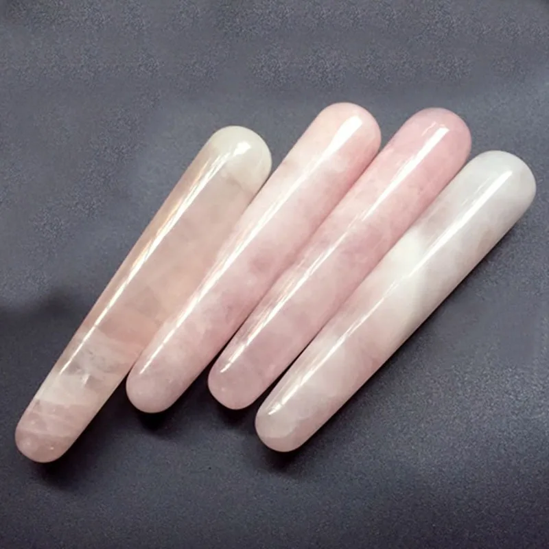 

1 Pcs Quartz Crystal Wands Gemstone Rocks Massage & 1 Pcs Acupuncture Acupoint Stick Cross Hammer