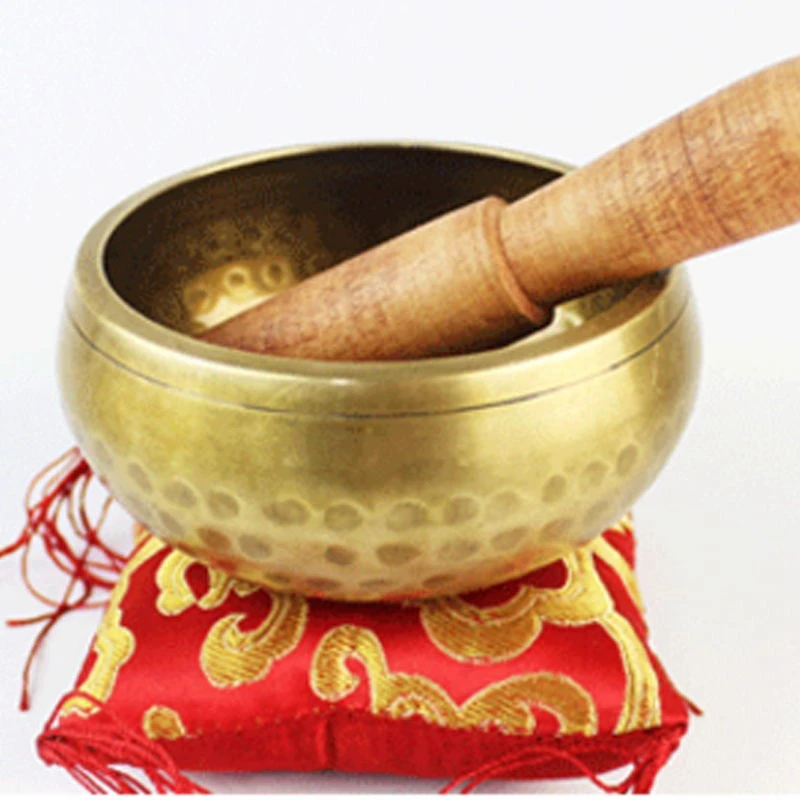 Бронзовая чаша для медитации тибетская пения медитация звуковая ручной работы