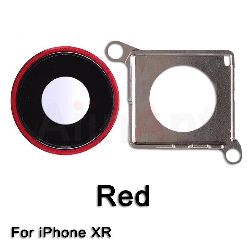 XR Red Сапфировое стекло задняя камера Стекло кольцо для iPhone X Xs Max XR Оригинальная камера объектив кольцо Крышка Замена Ремонт Запчасти - Цвет: XR Red