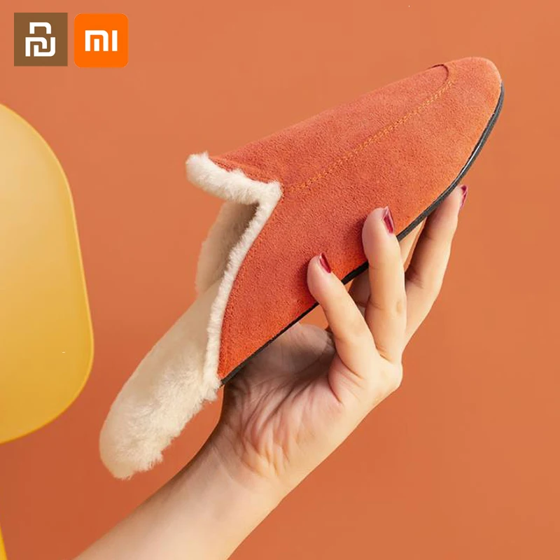 

xiaomi youpin cotton slippers autumn and winter soft bottom indoor silent non-slip home couple cotton slippers winter plush warm