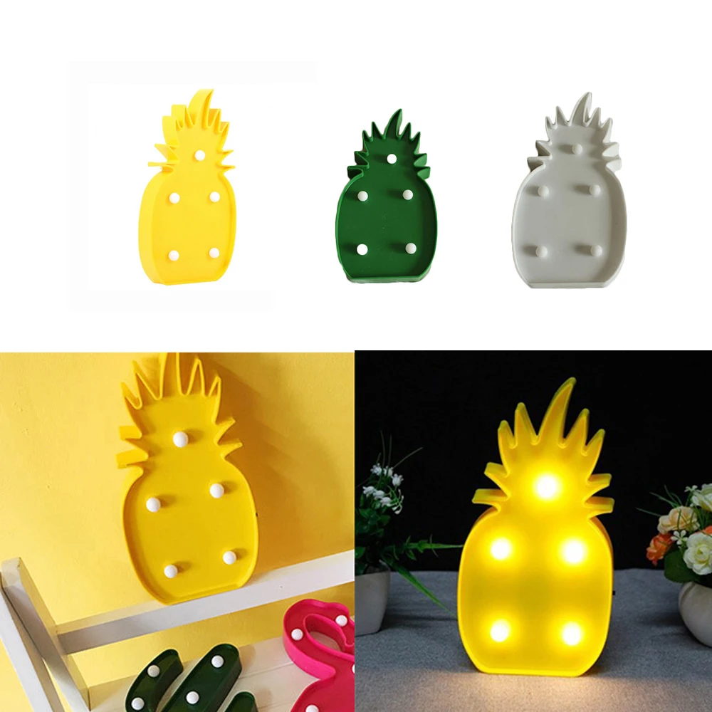 

Angel Modeling Pineapple Table Night Light LED Lamp Home Office Ornament Gifts Festival Decoration Light