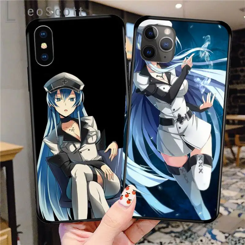 

Akame Ga Kill Anime Girl Phone Case for iPhone 11 12 pro XS MAX 8 7 6 6S Plus X 5S SE 2020 XR