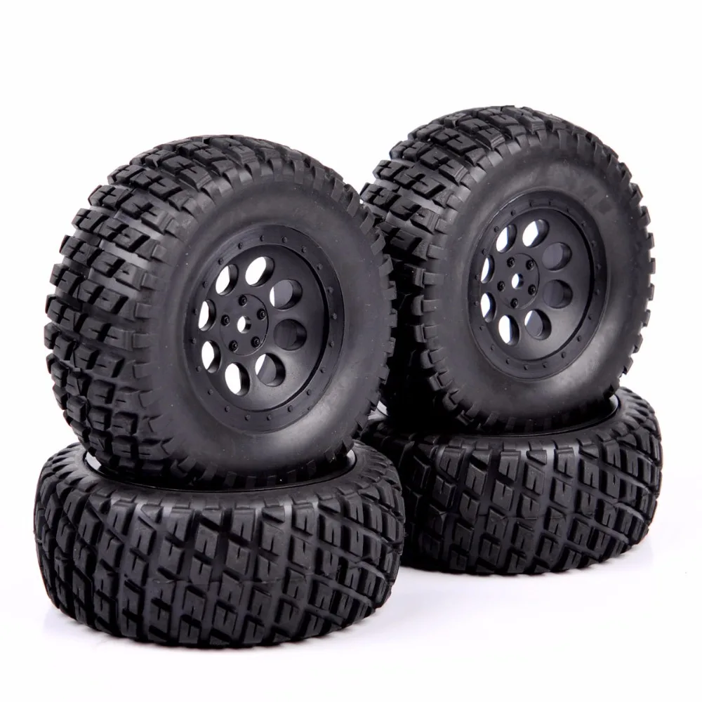

1/10 Short Course Truck Tires 12mm Hex for RC SLASH HPI Wheels Tires Accessories