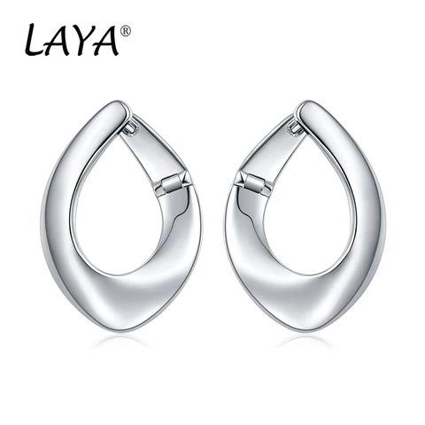 ЛАЯ Серьги-подвески из серебра 925