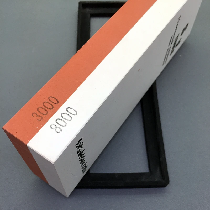 Профессиональный точильный камень для ножей зернистость белый корунд 600/1500 3000/8000