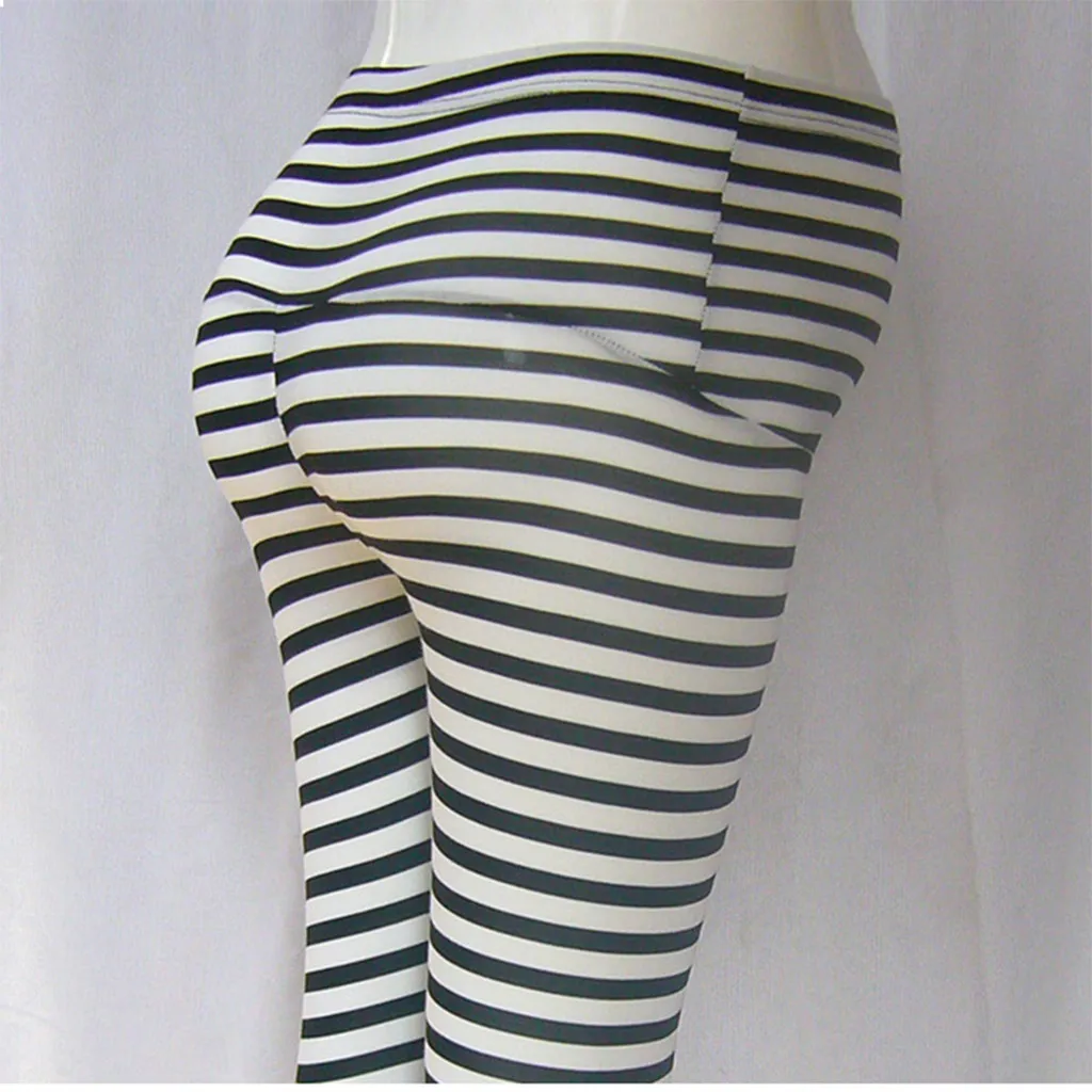 Брюки в полоску с принтом для беременных женщин повседневные штаны высокой