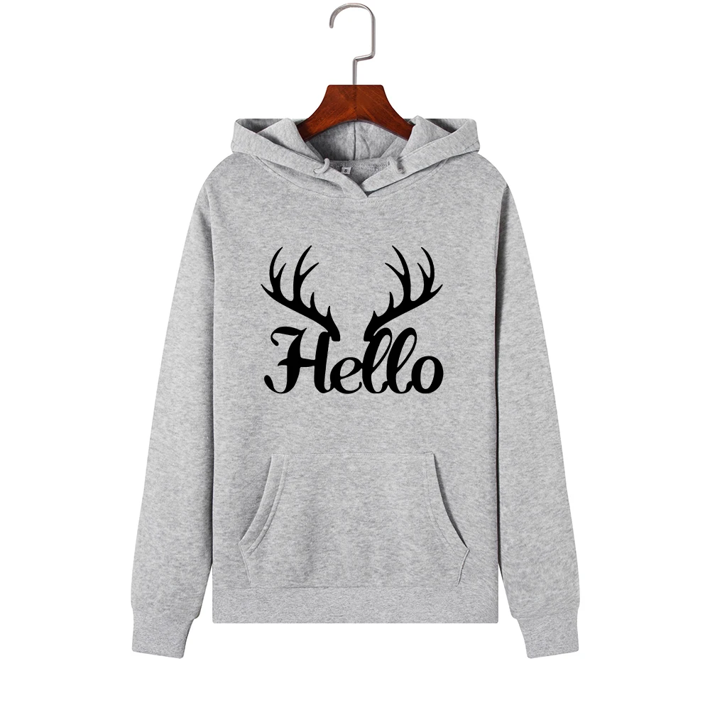 

Женские толстовки, свитшоты с капюшоном, свитшоты с буквенным принтом Hello, пуловер на осень и зиму, женские толстовки, топы, одежда