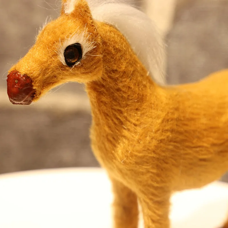 Микро-ландшафт имитация пони меха Животное украшение отеля креативный подарок