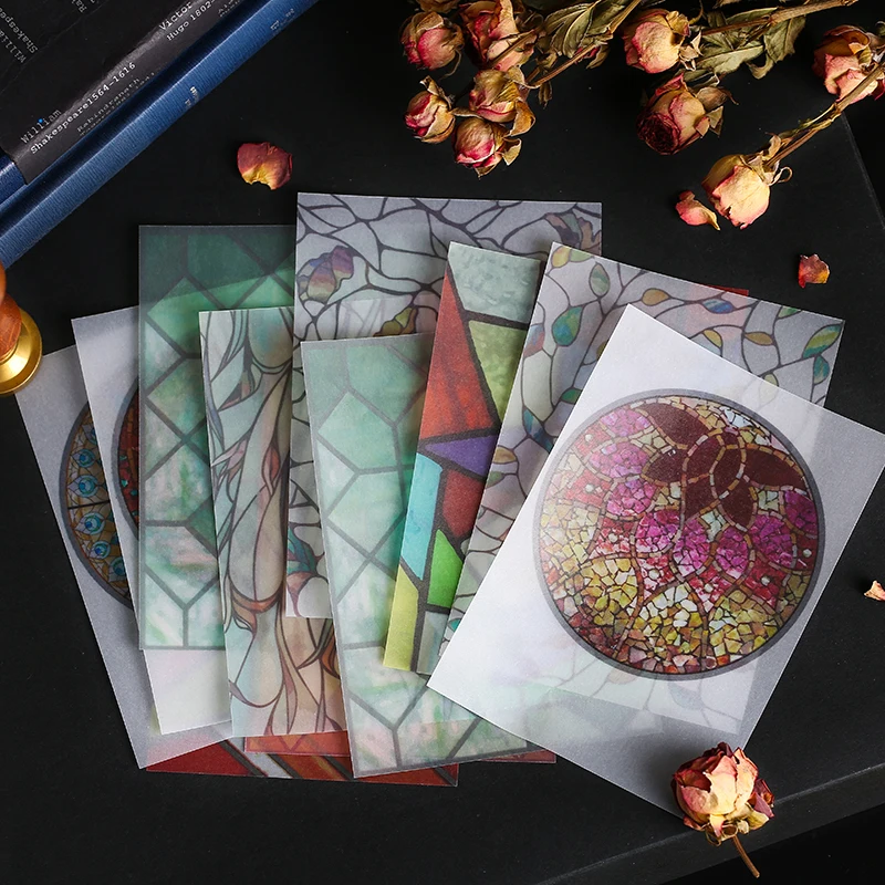 Креативная Ретро цветная пуля дневник прозрачная бумага блокнот для записей