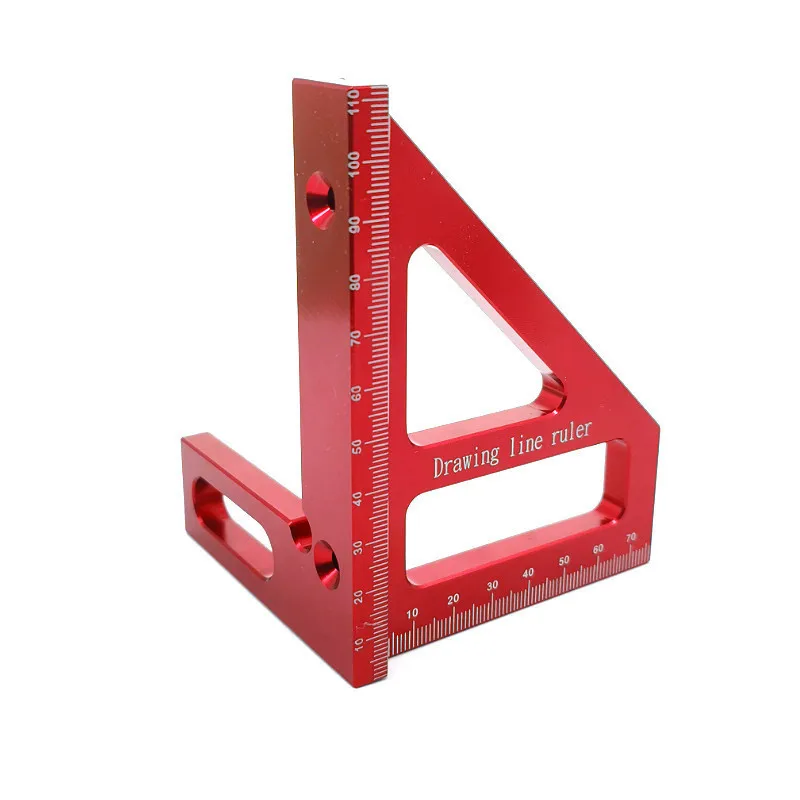 Woodworking Ruler Square Layout Miter Triangle 45 Degree 90 Metric Gauge Fnicel Measure Tools | Инструменты