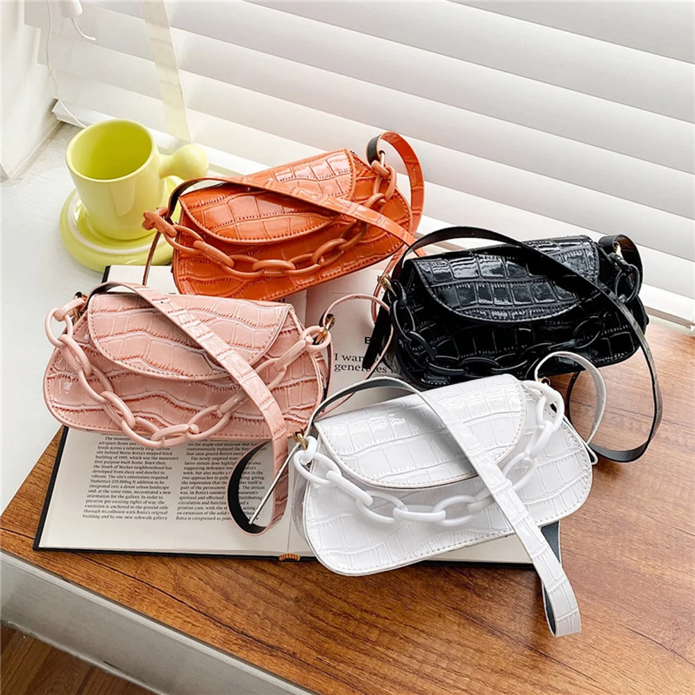 

Модные женские сумки через плечо с каменным узором, элегантная сумка из искусственной кожи под подмышки, Повседневная Универсальная женска...