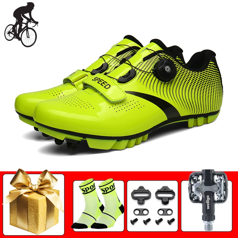 Велосипедные кроссовки унисекс самоблокирующиеся дышащие Нескользящие для езды