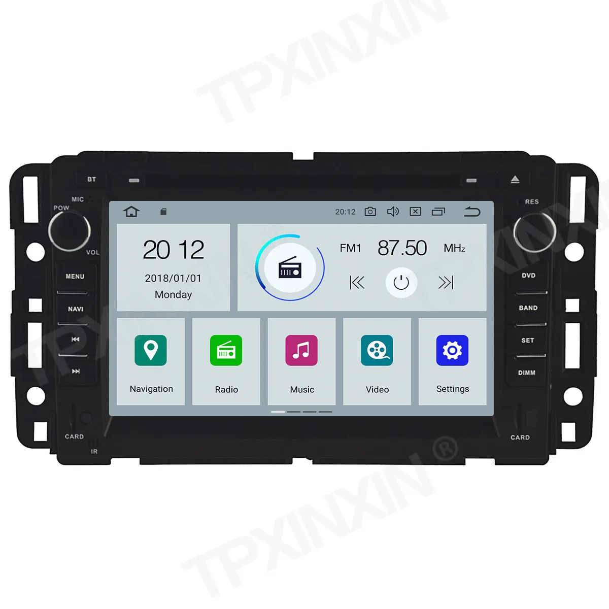 

6+128G Android11 For GMC Yukon Tahoe 2007 -2012 Car Multimedia Player GPS Navi Audio Stereo Screen DVD Head Unit Tape Recorder