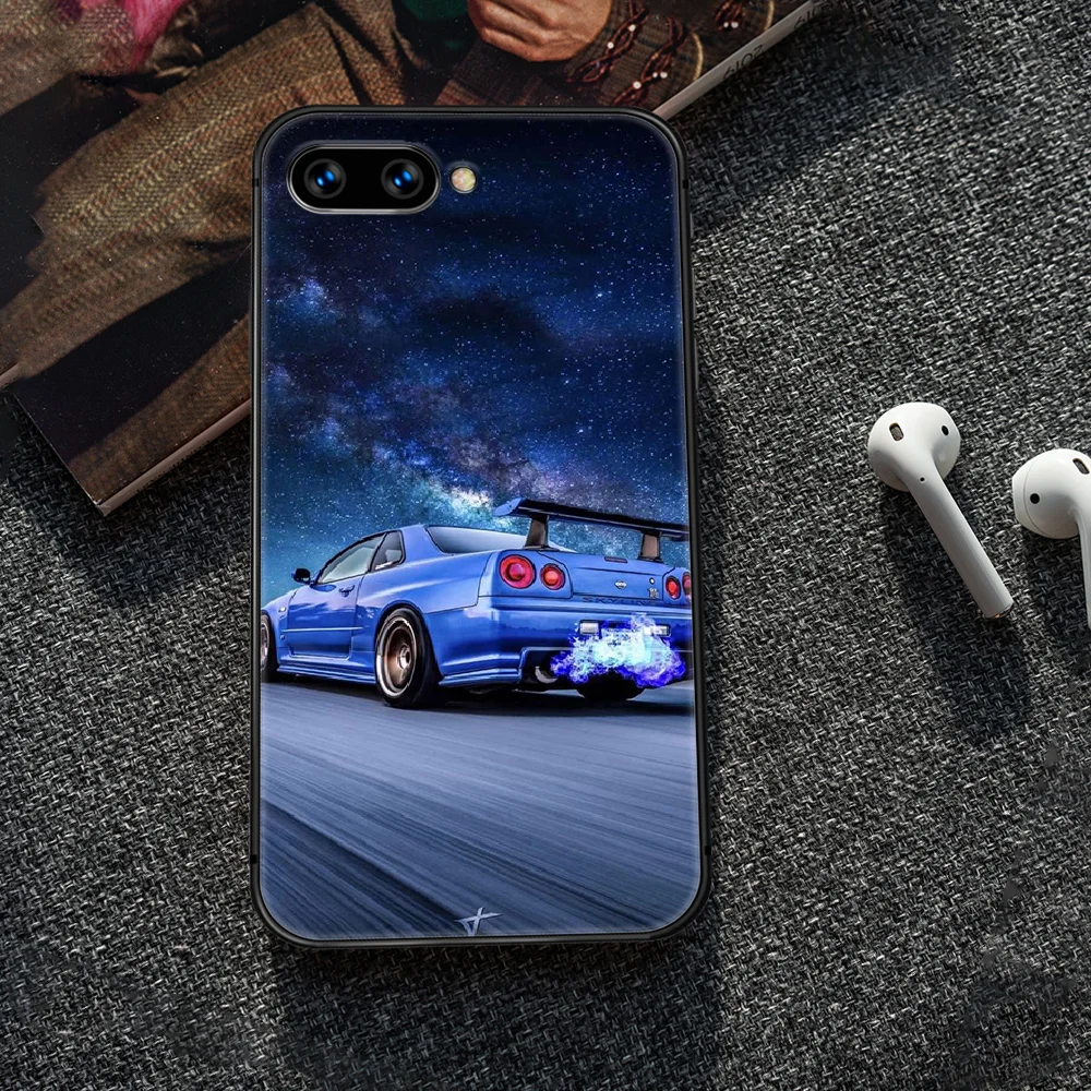 

GTR Car logo Phone Case Cover Hull For HUAWEI honor 7a 8 8s 8a 8x 9 9x 10 20 i Lite Pro black Shell Fashion Back Luxury Cover