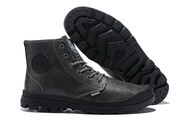 PALLADIUM Pampa одноцветное Ranger кроссовки TP Для мужчин высокие ботильоны удобные высококачественные повседневные мужские туфли на шнуровке Размеры; большие размеры 39-45