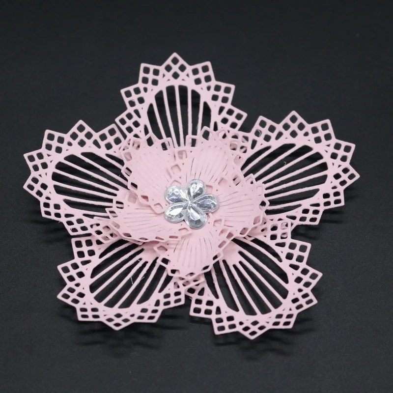 Металлические режущие штампы в 2 стилях лепестки для скрапбукинга своими руками