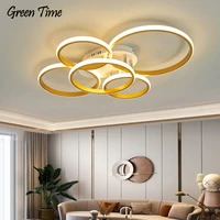 blackgold modern led ceiling lights for living room dining room bedroom home decor ceiling lamp metal luminaires 110v 220v