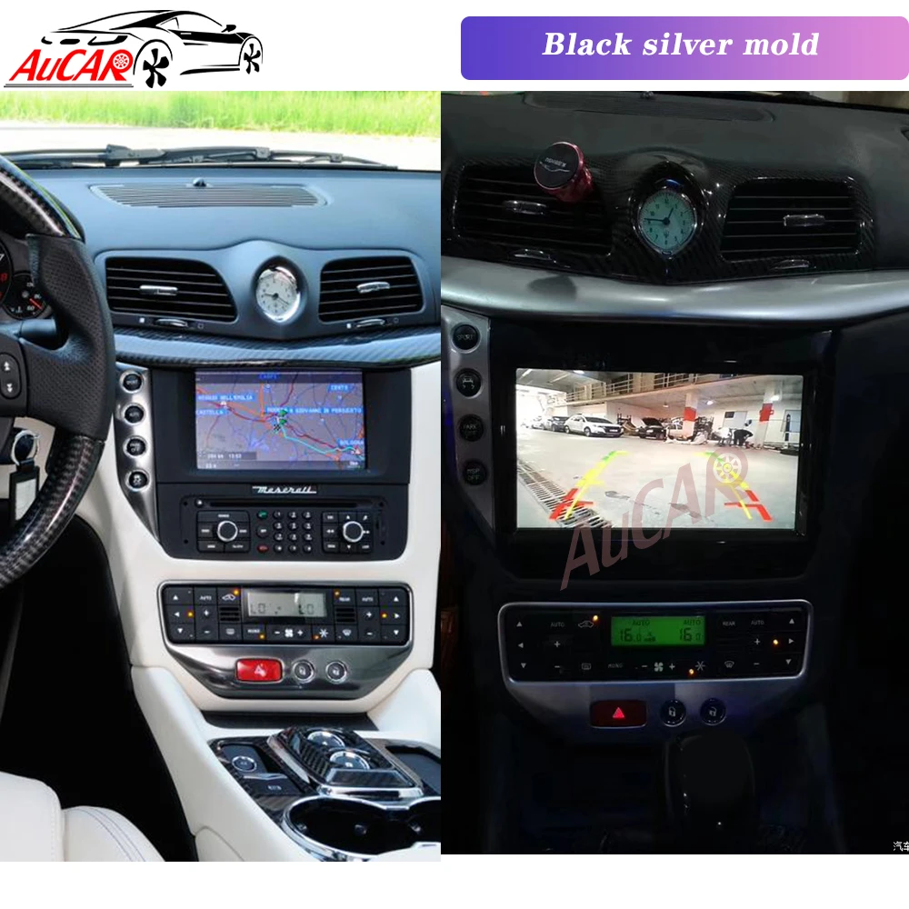 AuCAR " Android 8,1 DIN Автомобильный мультимедийный Радио стерео для Maserati GT/GC GranTurismo 2007- gps навигация автомобильный dvd-плеер