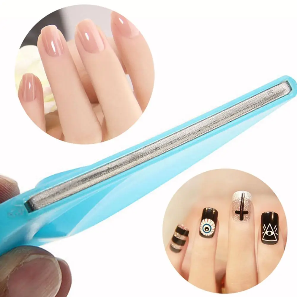1 шт. профессиональные пилочки для ногтей полулуноходные изогнутые конфетного