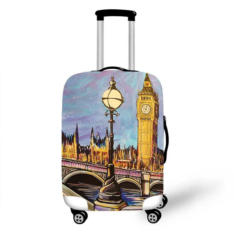 Чемодан для путешествий в британском стиле женские эластичные чемоданы Защитные