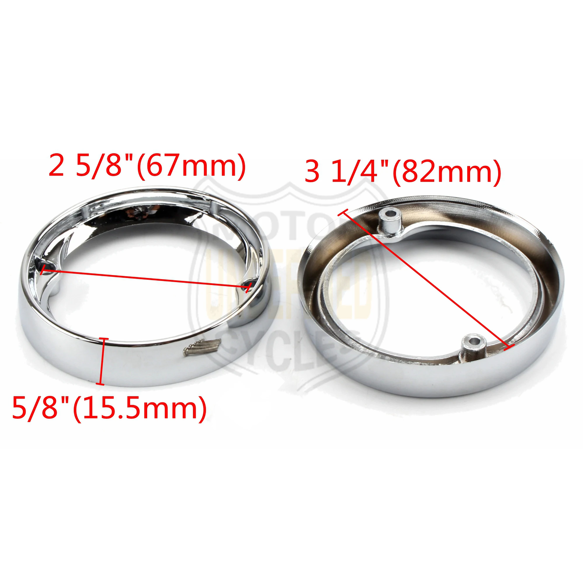 Хромированный глубокий плоский светильник с поворотным сигналом для Harley Touring Street