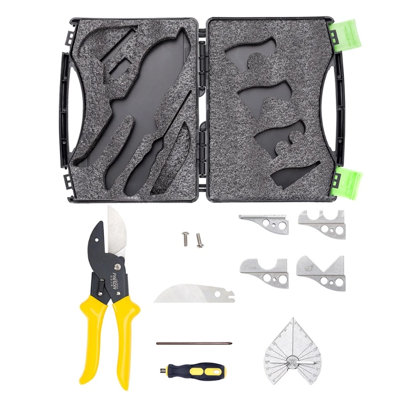 

5-in-1 Professional Multi-tool Multi-purpose Cutting Pliers Kit for Cutting Wire Ducts Plastic Pipe Strips and Scissors M17E