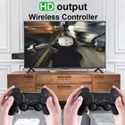 Новая игровая консоль 4K HD 2,4G с двойным беспроводным контроллером для PS1GBAMDSFC Классическая Ретро ТВ игровая консоль 64 ГБ 10000 игр