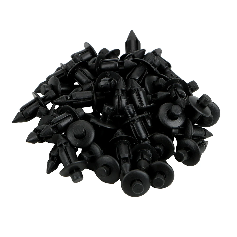 

Automotive interior Accessories 50Pcs/set Door Trim Panel Clips Plastic Rivet Auto Fastener For Toyota Lexus 7mm Hole