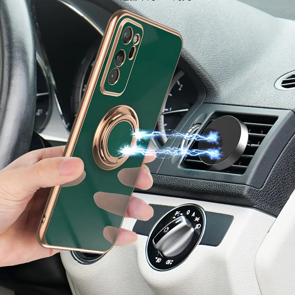 Кольцевой держатель чехол для Huawei Honor 20 30 60 Pro 50 SE силиконовый мягкий ударопрочный
