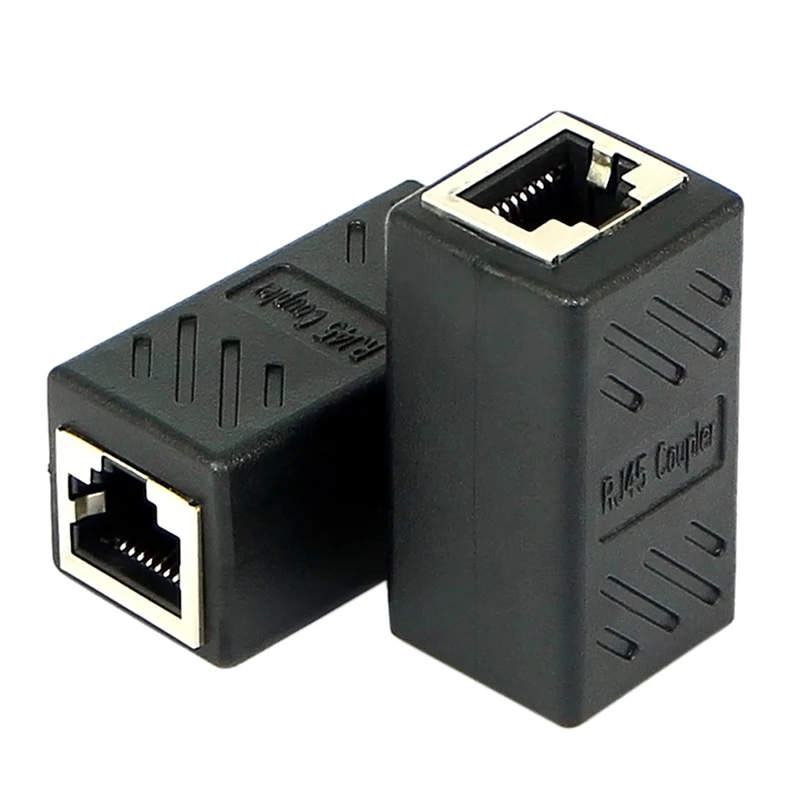 

High Quality Female to Female Network LAN Connector Adapter Coupler Extender RJ45 Ethernet Cable Extension Converter