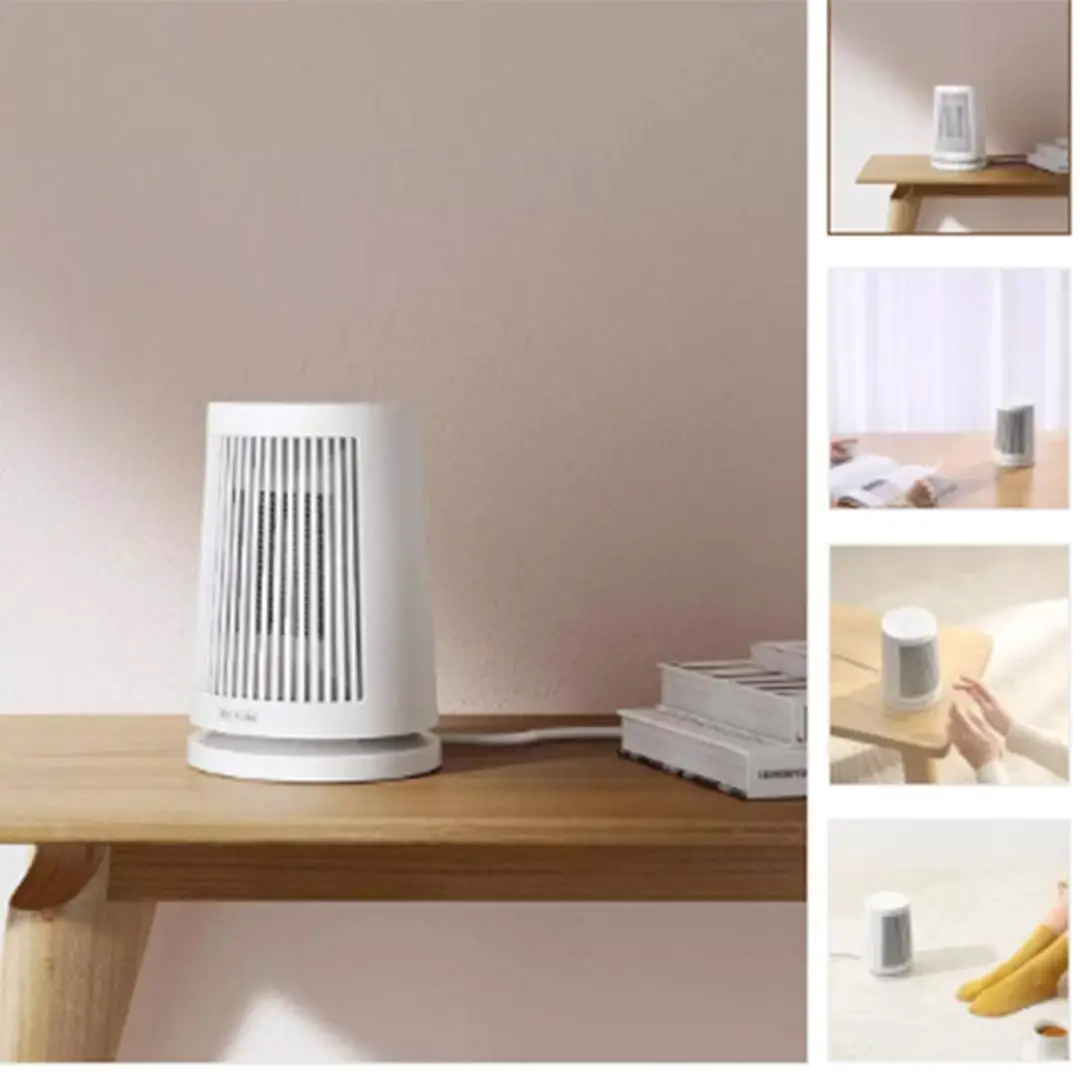 

Xiaomi Mijia Desktop Electric Heater Fan PTC Heating Dual Thermal Protection Fireproof Heater Mini Home Room Handy Fast Warmer