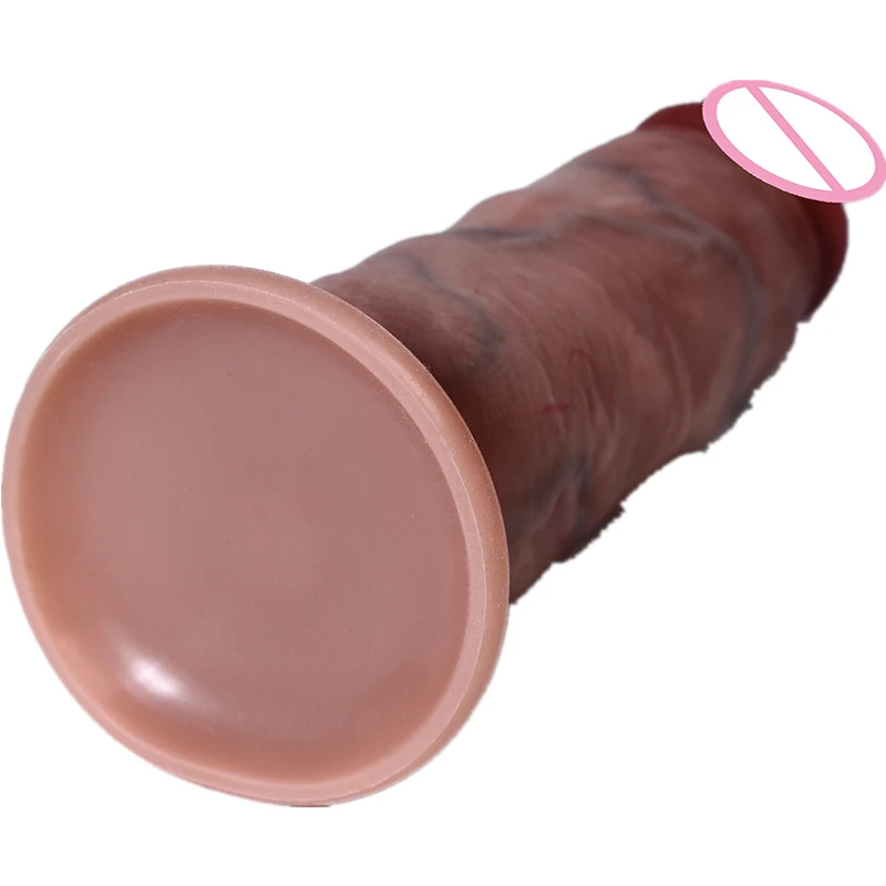 Мягкий реалистичный скользящий пенис крайней плоти 18 см Стимулятор точки G