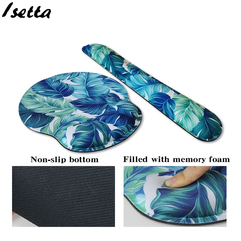 Butterfly Mouse Pad with Wrist Rest for Computer Laptop Notebook Keyboard Mouse Mat with Hand Rest Pad Drop Shipping Custom