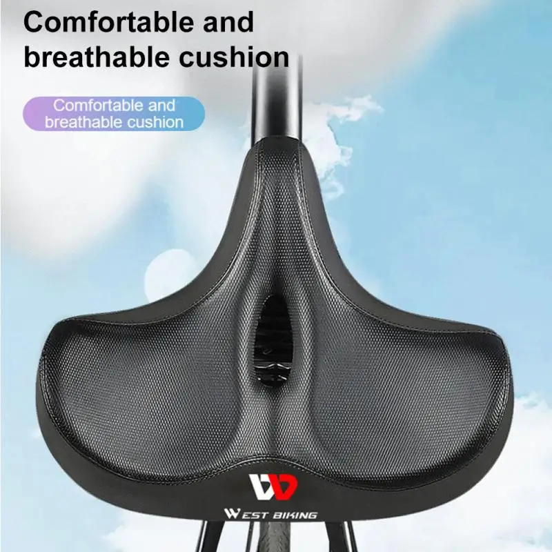 

Дышащее велосипедное седло с большой задницей для мужчин и женщин, удобное седло для горного и дорожного велосипеда, аксессуары для езды, об...